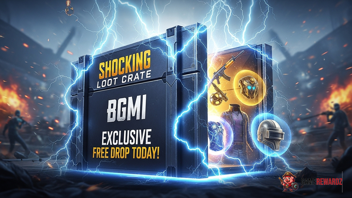 BGMI Shocking Loot Crate – Exclusive Free Drop Today!